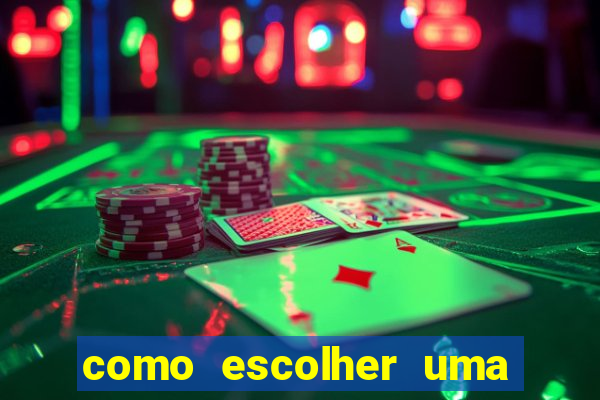 como escolher uma boa cartela de bingo